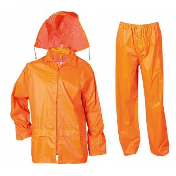 Αδιάβροχο σετ κοστούμι CARINA πορτοκαλί