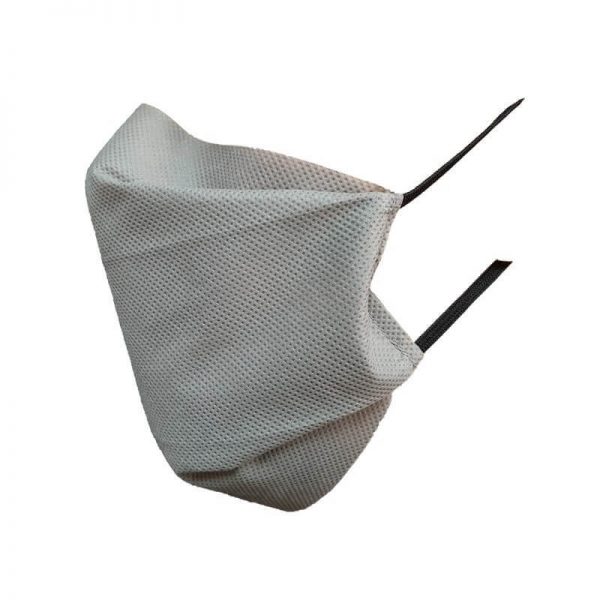 Μάσκα προστασίας καλοκαιρινή, πλενόμενη, αδιάβροχη, non woven, γκρι