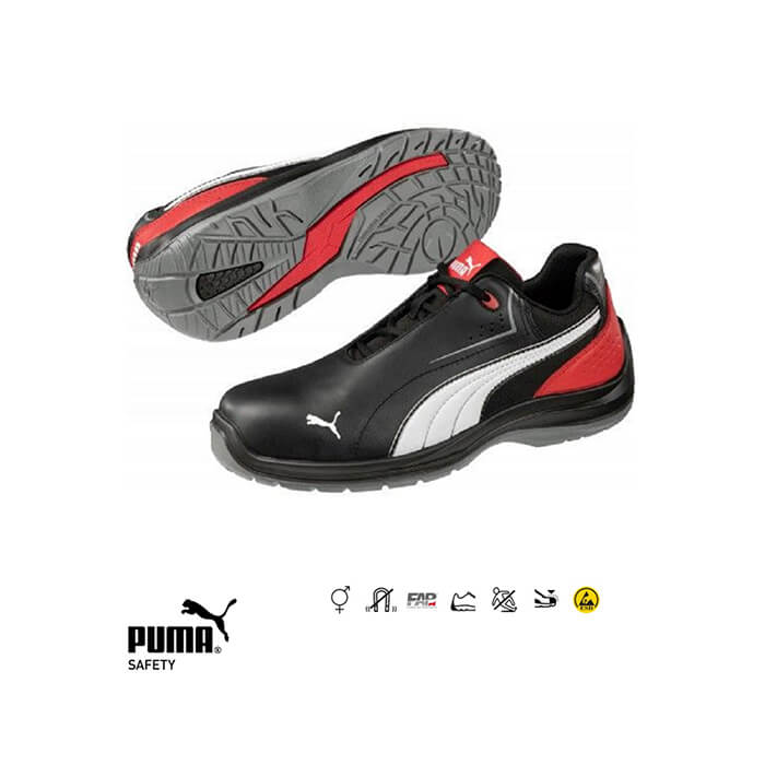 Παπούτσια ασφαλείας PUMA TOURING BLACK LOW S3 ESD SRC Μαύρο