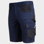 Βερμούδα εργασίας ελαστική Kastor Stretch DARK BLUE/RED 02002791 - Image 2