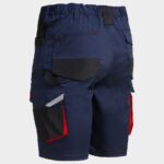 Βερμούδα εργασίας ελαστική Kastor Stretch DARK BLUE/RED 02002791 - Image 4