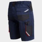 Βερμούδα εργασίας ελαστική Kastor Stretch DARK BLUE/RED 02002791 - Image 5