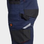 Βερμούδα εργασίας ελαστική Kastor Stretch DARK BLUE/RED 02002791 - Image 7