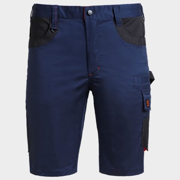 Βερμούδα εργασίας Kastor Stretch DARK BLUE/RED